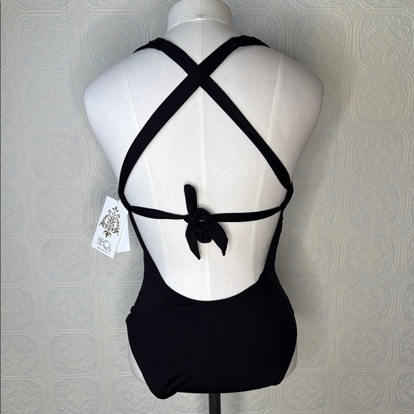BECCA | Prism Cutout One-Piece Swimsuit, Black, Size SP, NWT - Picture 8 of 14
